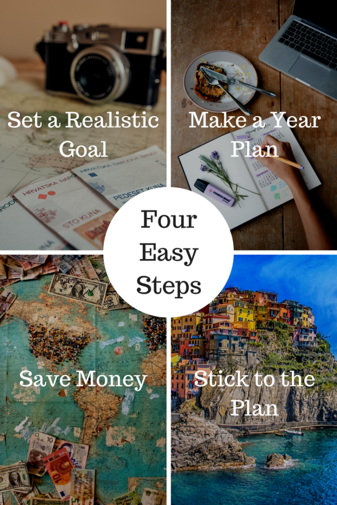 Make 2018 your year of travel! No more excuses! Click through to read how to travel more in 2018. I help you make it happen step by step. There's also a FREE resolution tracker that you can download to help you with all of your New Year's Resolutions