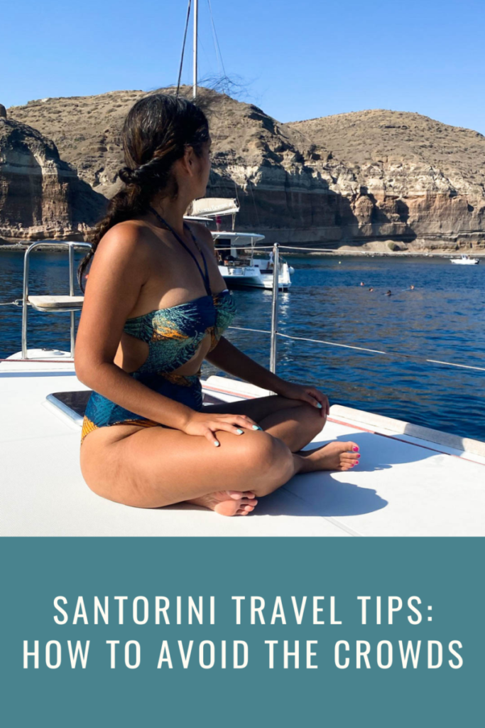 Want to go to Santorini and avoid the crowds? My Santorini travel tips cover ways to get off the beaten path + include recommendations on things to do!