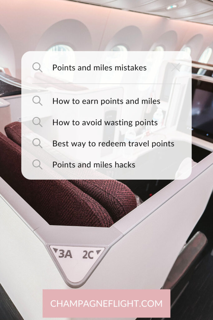 Are you making these common points and miles mistakes? Many travelers lose out on free flights because they don’t know how to redeem points wisely. Here’s how to avoid the biggest travel hacking pitfalls.