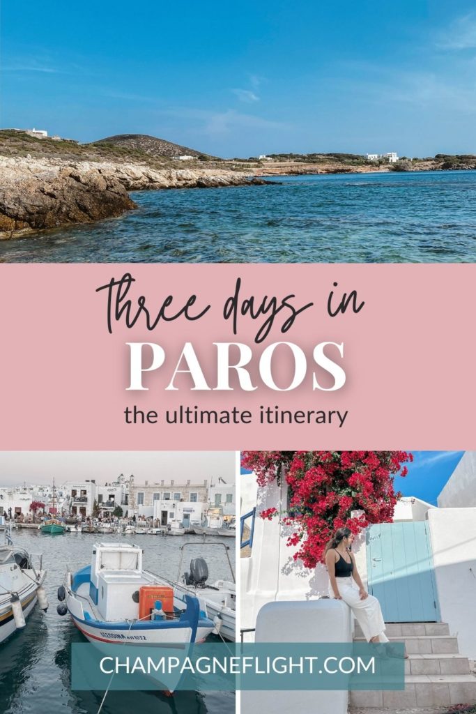 The best 3 days Paros, Greece itinerary including things to do, best beaches, best restaurants, where to stay, and more!
