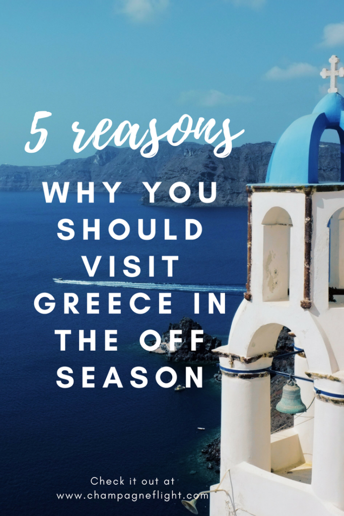 Not sure if you should visit Greece in the off season? There are plenty of reasons to make a trip in the winter and this post gives you five of the best ones! You'll be booking your trip shortly after you read this #greece #wanderlust #travel