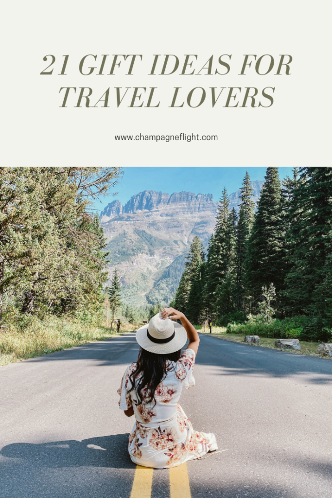 21 gifts for travel lovers. Check out these ideas for travel gifts for her and unique gifts for travelers. Make Christmas shopping simple this year!