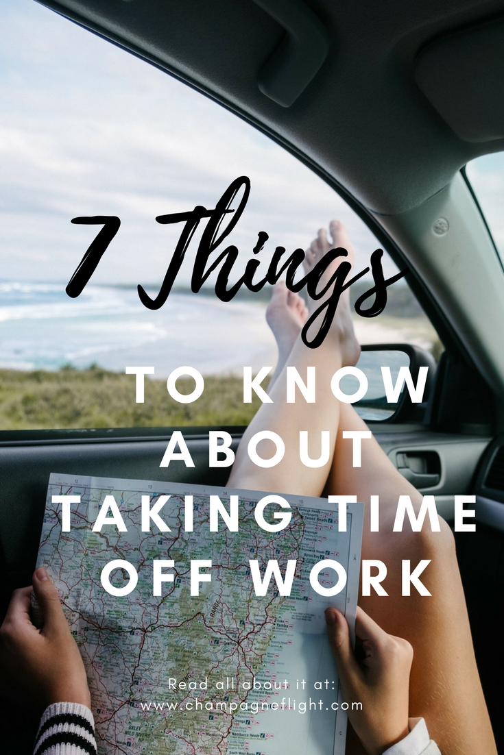 Not sure how many days are appropriate to take off at a time? Don't be scared to use you PTO, it is there for a reason. Click through to check out 7 things to know about taking time off work. #pto #vacation