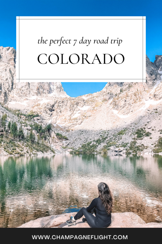 A Colorado road trip is the perfect way to explore this state. Follow this itinerary for the perfect 7 day road trip in Colorado 