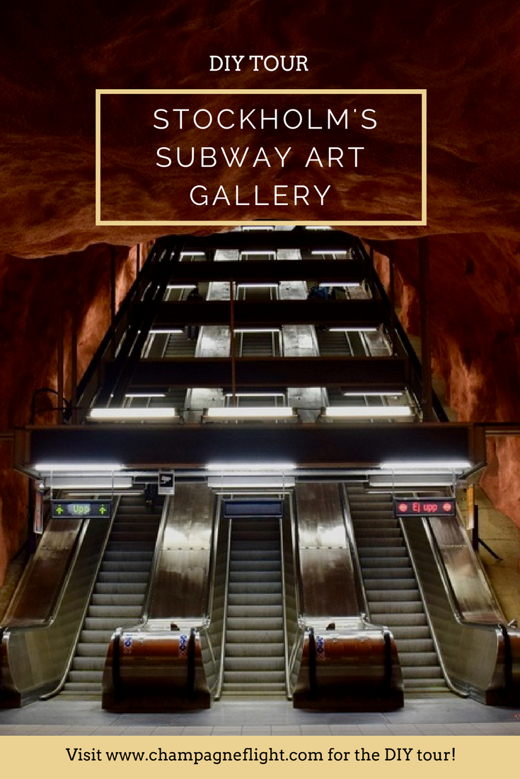 Stockholm's largest art gallery can actually be found in its underground subway. Check out this post for a DIY tour!