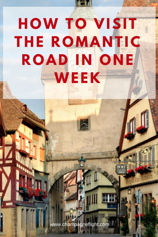 The Romantic Road in Germany is a road less traveled but one that should be on any bucket list! Here's an itinerary to see the Romantic Road in one week or even less!